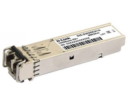 SFP модуль D-Link (S302 SX/A1 A) с 1 портом 1000 Base-SX+ для многомодового оптического кабеля (до 2 км) (439476)