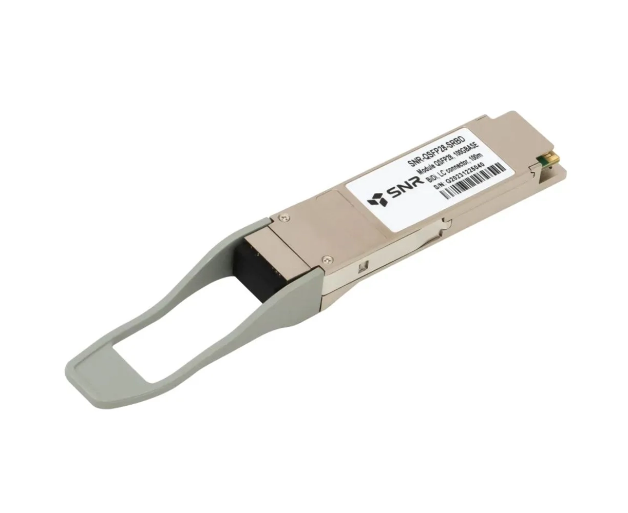 Трансивер SNR SNR-QSFP28-SRBD QSFP28 100 Gb, MMF, 850nm, разъем LC, дальность до 100м