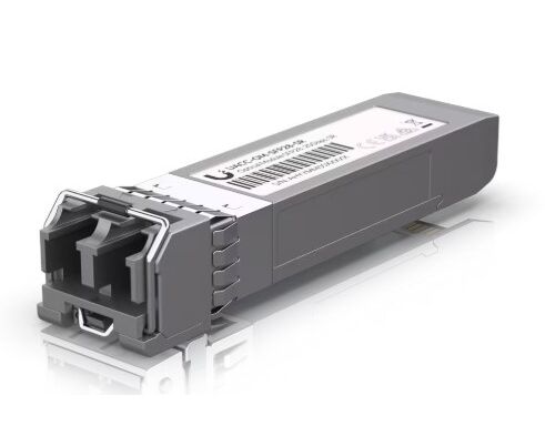 Трансивер Ubiquiti UACC-OM-SFP28-SR SFP28 transceiver that supports 25 G connections up to 100 m using multi-mode fiber with a duplex LC UPC connector