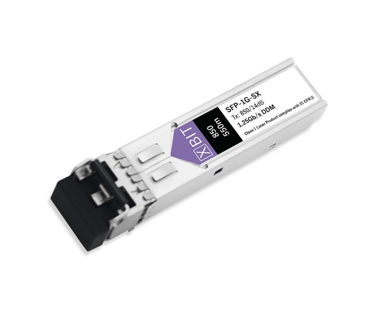 Трансивер XBIT SFP-1 G-SX SFP, 1.25 Gb/s, 550m, 8d B, 850nm, MMF, 2 LC, DDM