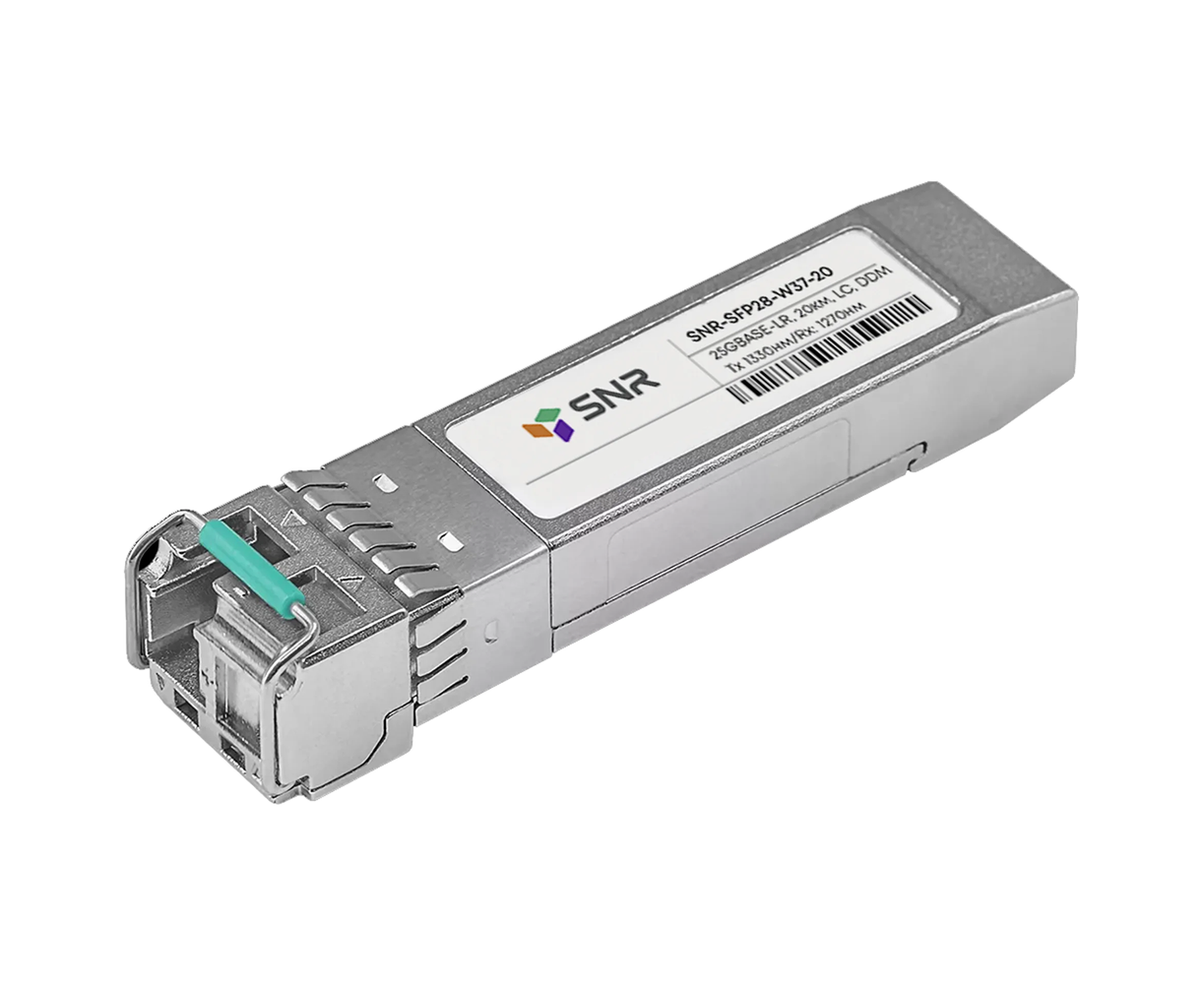 Трансивер SNR SNR-SFP28-W37-20 SFP28 WDM, 25 G Base, разъем LC, дальность до 20км (12d B), 1330nm