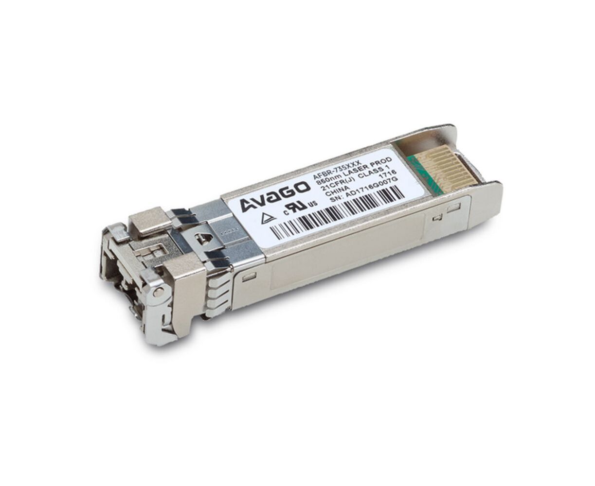 Трансивер Avago AFBR-735 SMZ 25 Gb E (25 G/10 G), SFP28, 25 GBASE-SR, LC MM 100m, 850nm VCSEL laser, DMI, (0 C...70 C)