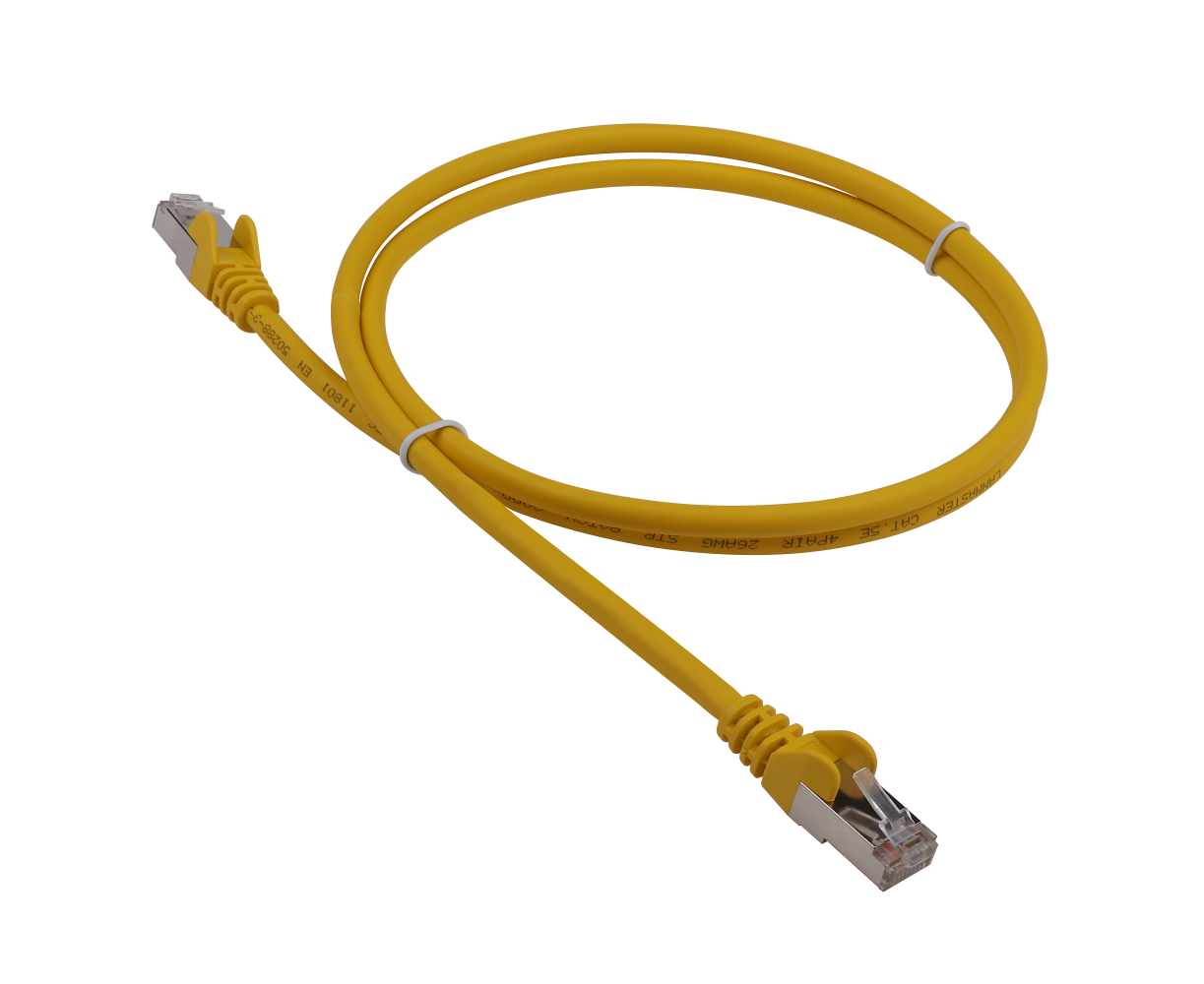 Патч-корд Lanmaster LAN-PC45/S5 E-5.0-YL вилка RJ-45-вилка RJ-45 кат.5е 5м желтый LSZH (уп.:1шт)