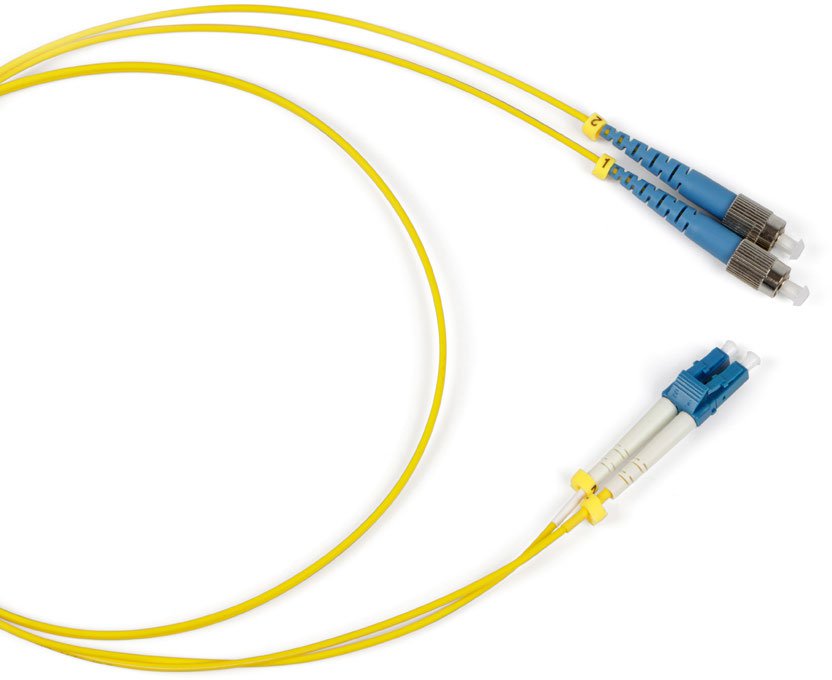 Hyperline FC-D2-9-LC/UR-LC/UR-H-15 M-LSZH-YL Патч-корд волоконно-оптический (шнур) SM 9/125 (OS2), LC/UPC-LC/UPC, 2.0 мм, duplex, LSZH, 15 м