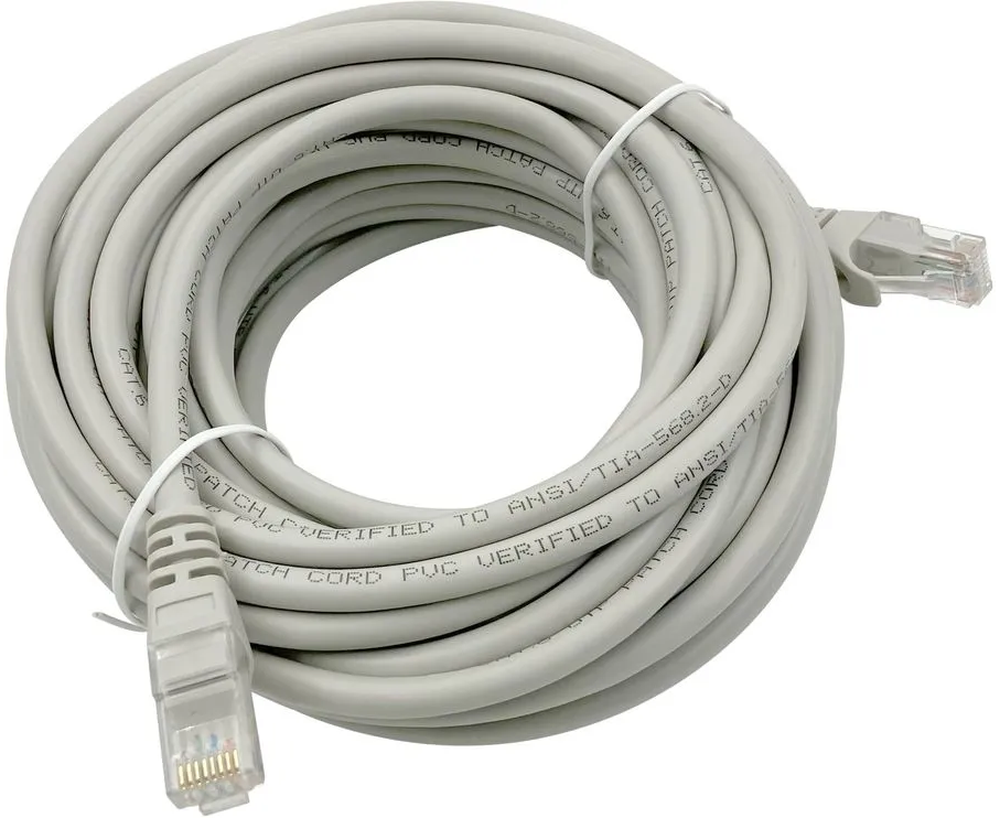 Патч-корд Buro (UTP-6-10 M-G) UTP 4 пары cat6 CCA molded 10м серый RJ-45 (m)-RJ-45 (m)