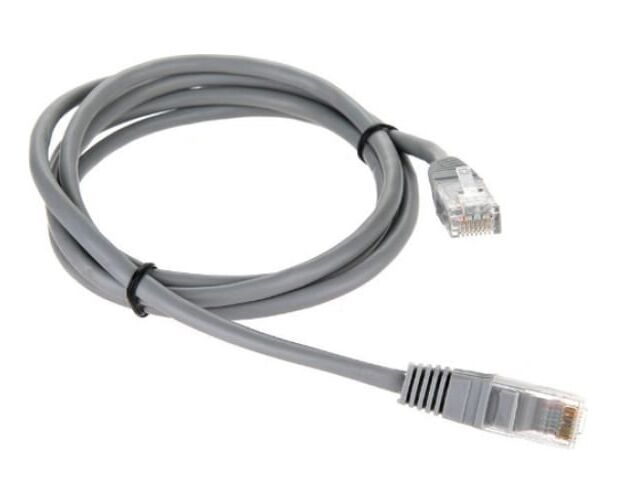 Патчкорд Telecom NA102--1.5 M литой UTP кат.5е 1,5м серый