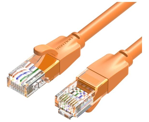 Патч-корд Vention IBEOH прямой UTP cat.6, RJ45 - 2м. Оранжевый