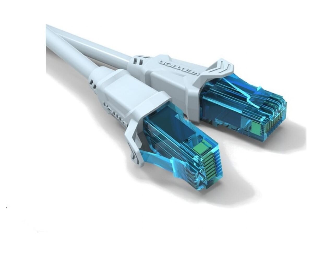 Патч-корд Vention VAP-A10-S300 прямой UTP cat.5е, RJ45 - 3м. Серый