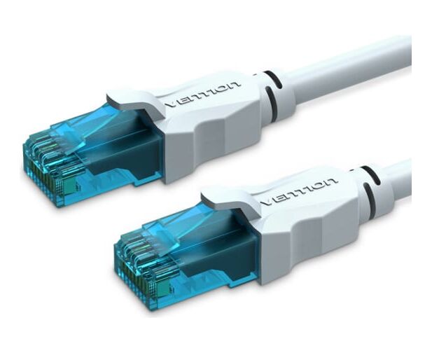 Патч-корд Vention VAP-A10-S150 прямой UTP cat.5е, RJ45 - 1,5м. Серый