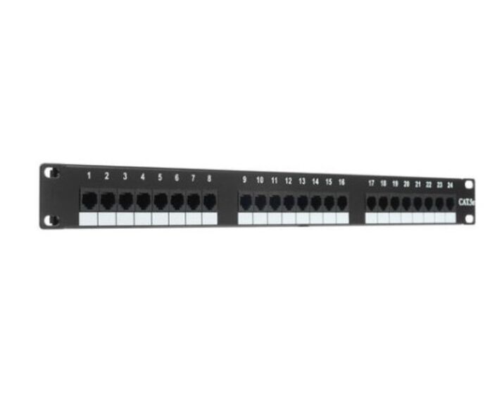 Патч-панель Lanmaster NM-PPU24 C 19" 2 U 24x RJ45 кат.5e UTP