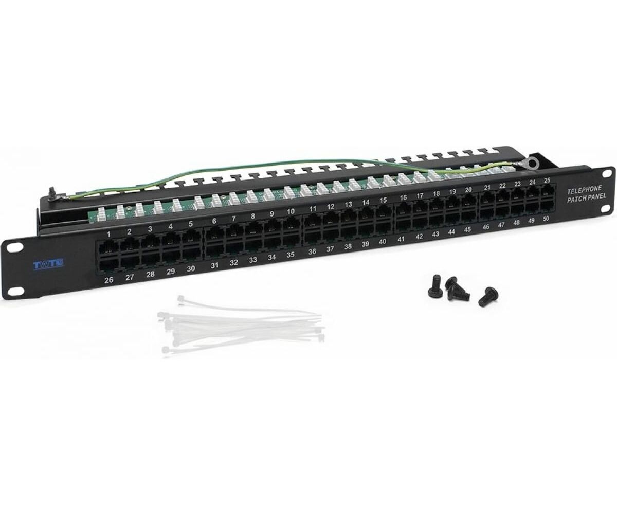Патч-панель LANMASTER TWT-PP50 TEL12