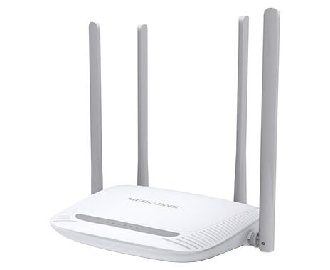MERCUSYS MW325 R, Wi-Fi Роутер, 300 Mbps, Qualcomm, 2.4 G Hz, 802.11b/g/n, 100 Mbps 4-port Switch, MIMO, 4 антенны 5 d Bi для покрытия Wi-Fi до 500 м 2