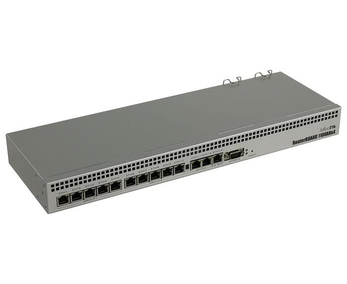 Mikro Tik RB1100 A Hx4 Маршрутизатор 7.5 Гбит/с, 13x 1 G Ethernet, 1х micro SD, 802.3at