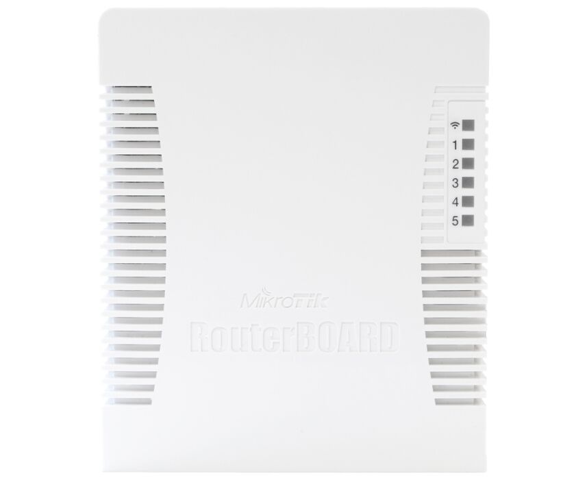 MIKROTIK RB/951 Ui-2 Hn D Беспроводной маршрутизатор, 2,4 ГГц, 802.11 b/g/n, MIMO 2x2, 1000 m W, две антенны по 2.5d Bi. AR9344 600 M Hz, 128 MB ОЗУ. 5 х 10/100 (RB951 Ui-2 Hn D_RB 951 Ui-2 Hn D)