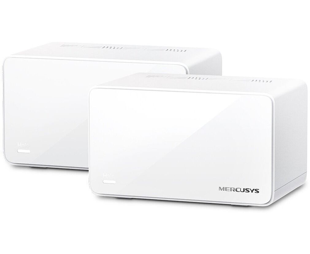 Mesh роутер Mercusys Halo H90 X(2-pack) AX6000 10/100/1000 BASE-TX белый (упак.:2шт)