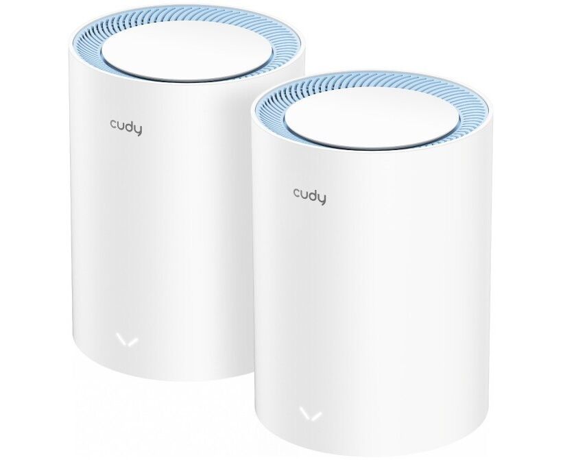 Бесшовный Mesh роутер Cudy M1200 (2-Pack) AC1200 Wi-Fi белый