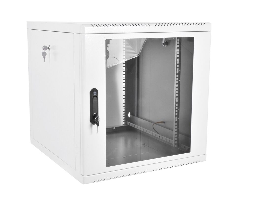 Шкаф телекоммуникационный ЦМО (ШРН-М-9.650) разборный 9 U (600х 650), съемные стенки, дверь стекло