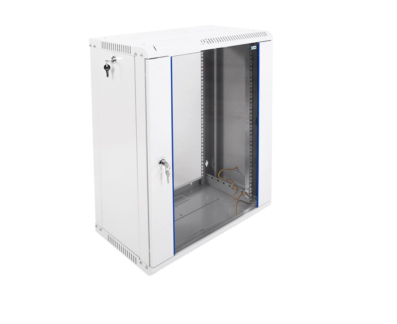 Шкаф коммутационный ЦМО ШРН-ЭКОНОМ ШРН-Э-15.350 настенный 15 U 600x350мм пер.дв.стекл серый