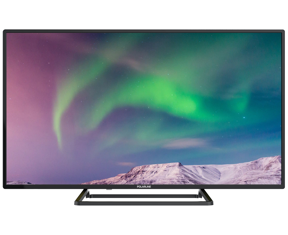 40" Телевизор Polarline 40 PL51 TC белый 1920x1080, Full HD, 50 Гц, DVB-T2, DVB-C, HDMI, USB