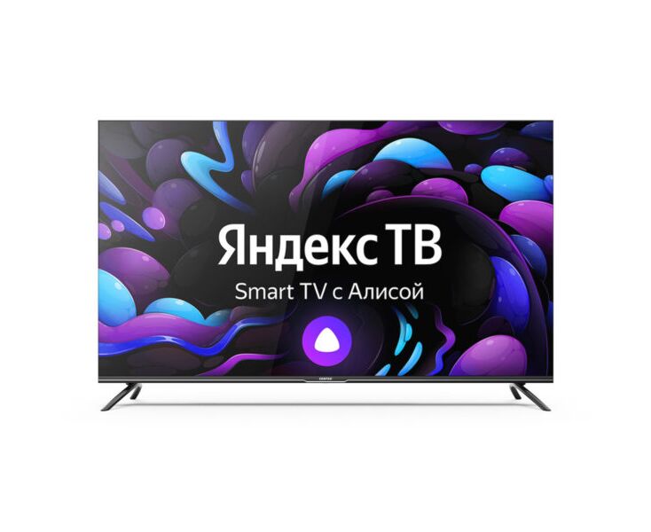 75" Телевизор Centek CT-8575 черный 3840x2160, 4 K Ultra HD, 60 Гц, Wi-Fi, Smart TV, Яндекс ТВ