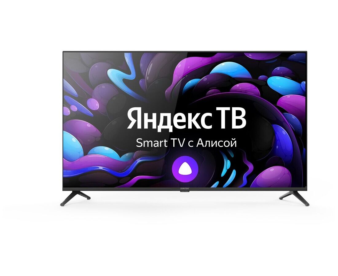 40" Телевизор Centek CT-8740 черный 1920x1080, Full HD, 60 Гц, Wi-Fi, Smart TV, Яндекс ТВ