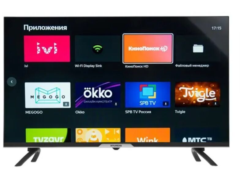 32" Телевизор Hyundai H-LED32 BS5003 чёрный 1366x768, HD, 60 Гц, Wi-fi, Smart TV, Яндекс TV