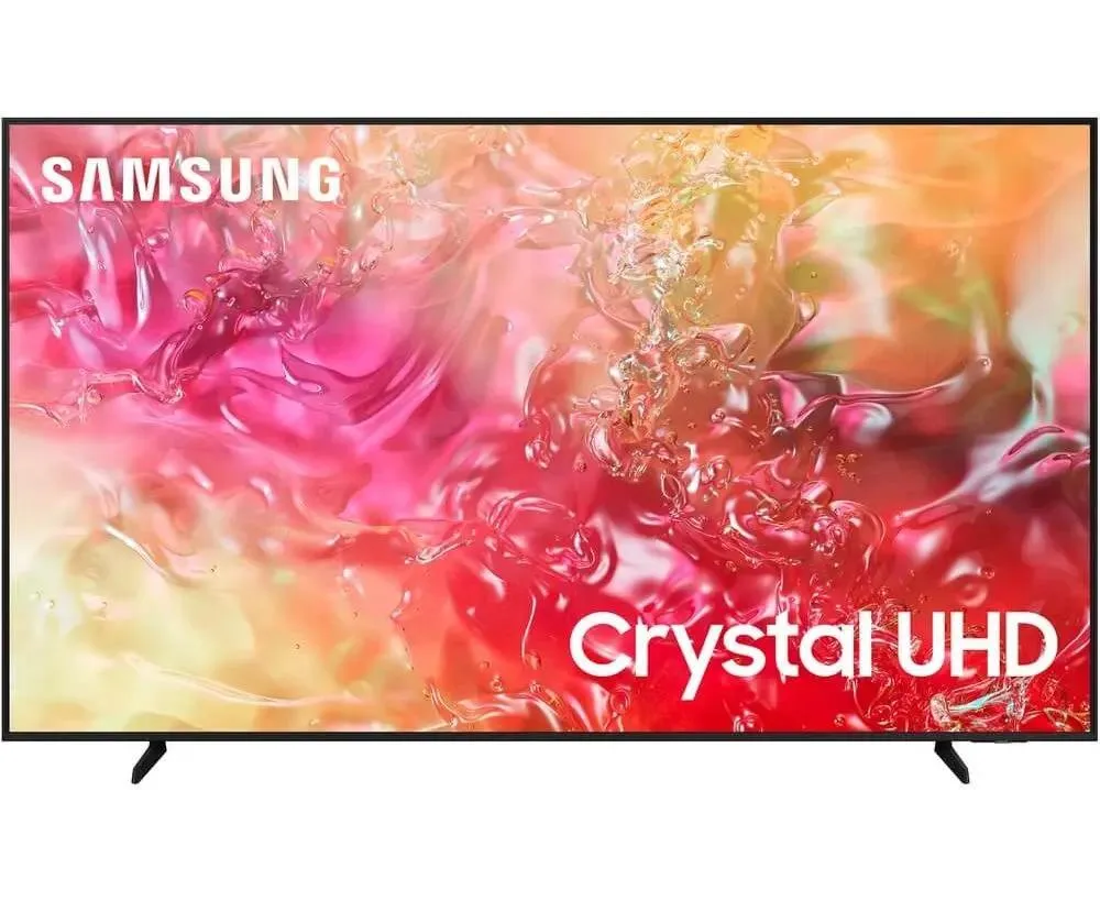 55" Телевизор Samsung UE55 DU7100 UXRU черный 3840x2160, 4 K Ultra HD, 60 Гц, Wi-Fi, Smart TV, Tizen OS