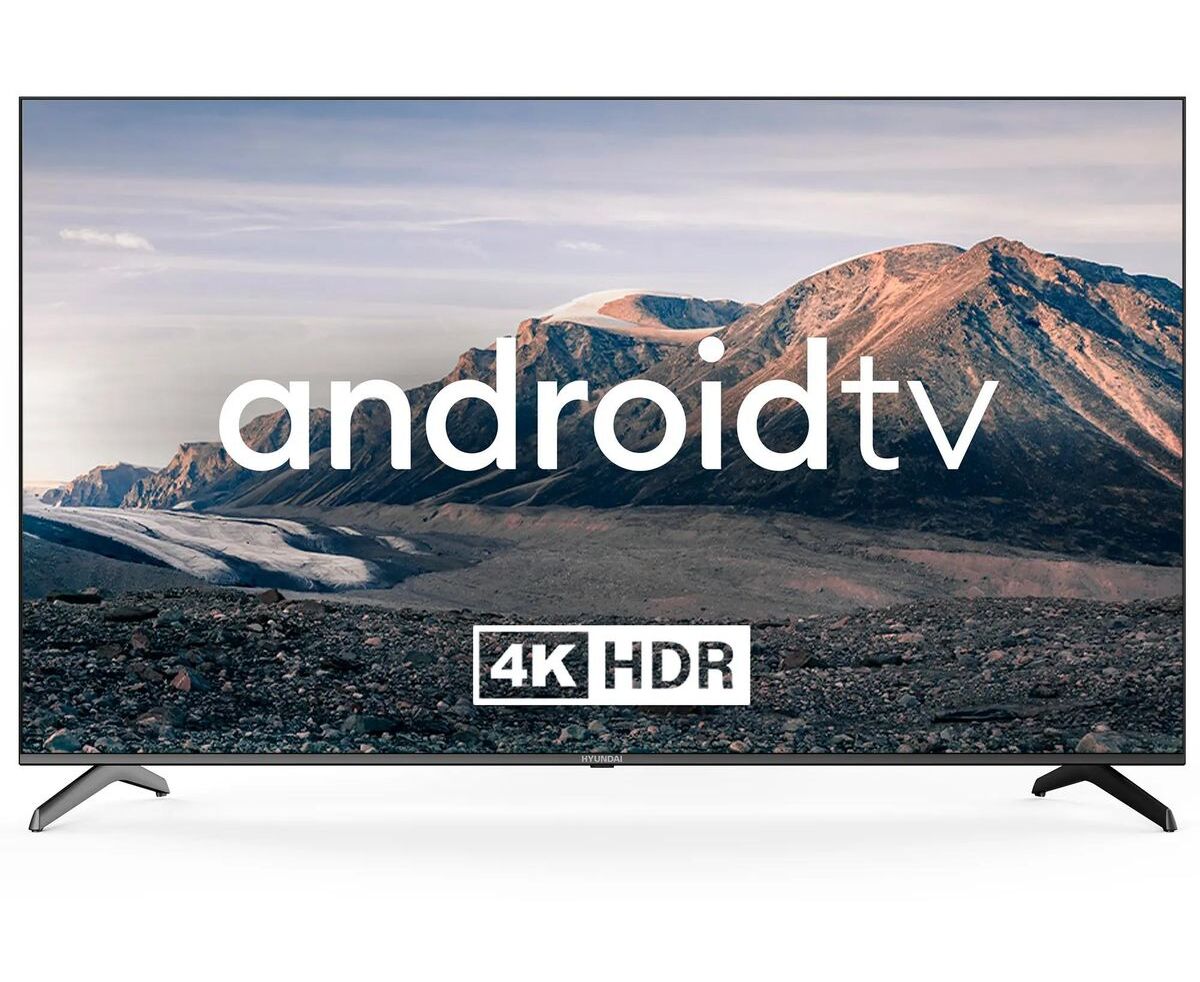 75" Телевизор Hyundai H-LED75 BU7006 черный 3840x2160, 4 K Ultra HD, 60 Гц, Wi-Fi, SMART TV, Android TV