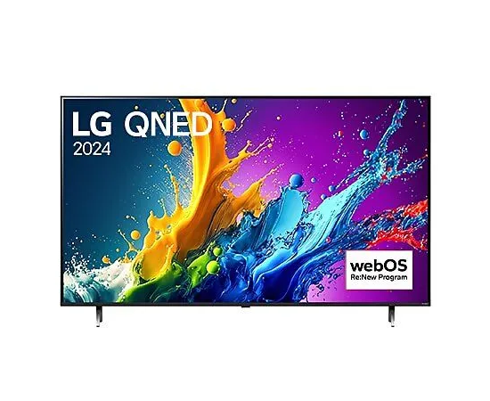 75" Телевизор LG 75 QNED80 T6 A.ARUG черный 3840x2160, 4 K Ultra HD, 60 Гц, Wi-Fi, Smart TV, Web Os