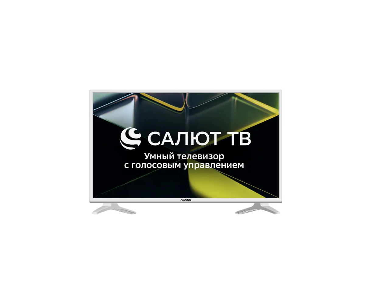 43" Телевизор ASANO 43 LF5011 T белый 1920x1080, Full HD, 60 Гц, Wi-Fi, Smart TV, Салют ТВ