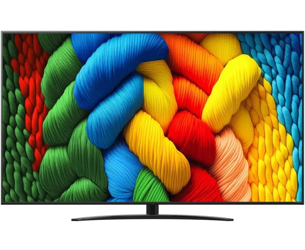 43" Телевизор LG 43 NANO81 A6 A.ARUG черный 3840x2160, 4 K Ultra HD, 60 Гц, Wi-Fi, Smart TV, Web OS