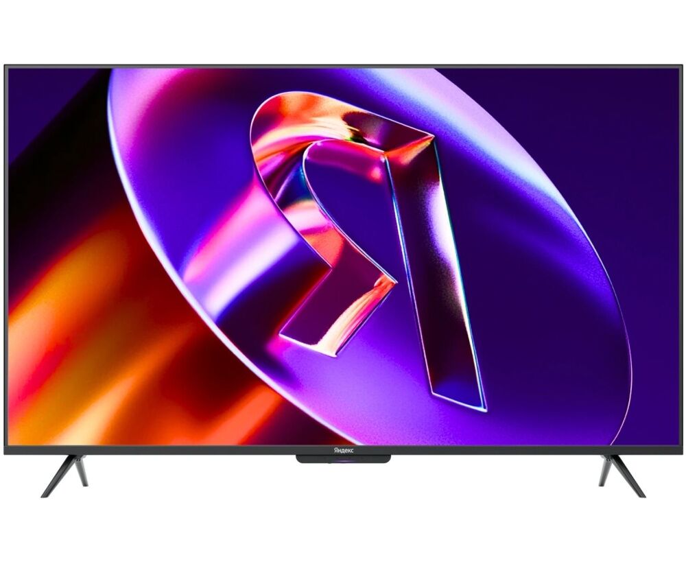 75" Телевизор YANDEX ТВ Станция Про Mini LED с Алисой YNDX-00105 черный 3840x2160, 4 K Ultra HD, 120 Гц, Wi-Fi, Smart TV, Яндекс ТВ