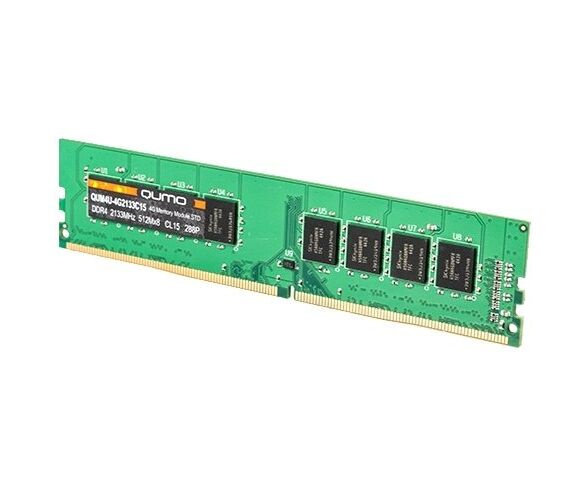 RAM 8 GB DDR4-2666 PC4-21300 Qumo, CL19, 1.2 V, retail (QUM4 U-8 G2666 P19)