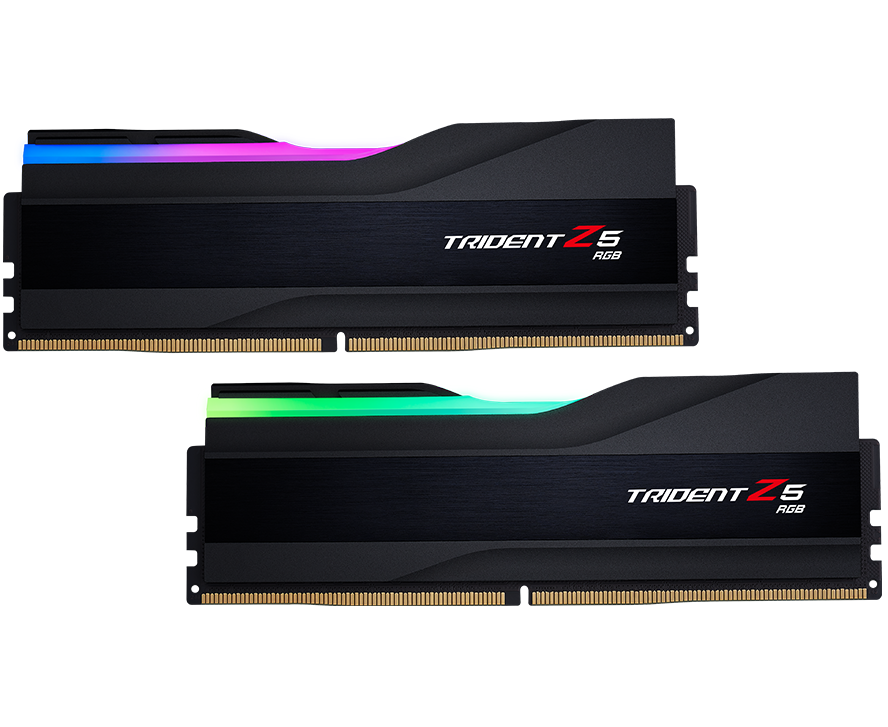 ОЗУ G.SKILL Trident Z5 RGB 32 GB (F5-6000 J3040 F16 GX2-TZ5 RK) (2x16 GB) DDR5 6000 M Hz CL30 (30-40-40-96) 1.35 V / Black