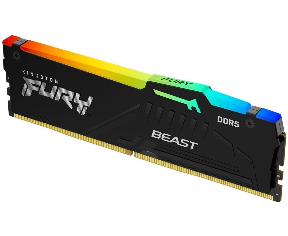 ОЗУ Kingston Fury Beast Black EXPO RGB KF556 C36 BBEA-32 32 GB U-DIMM DDR5 , 5600 МГц, CL36