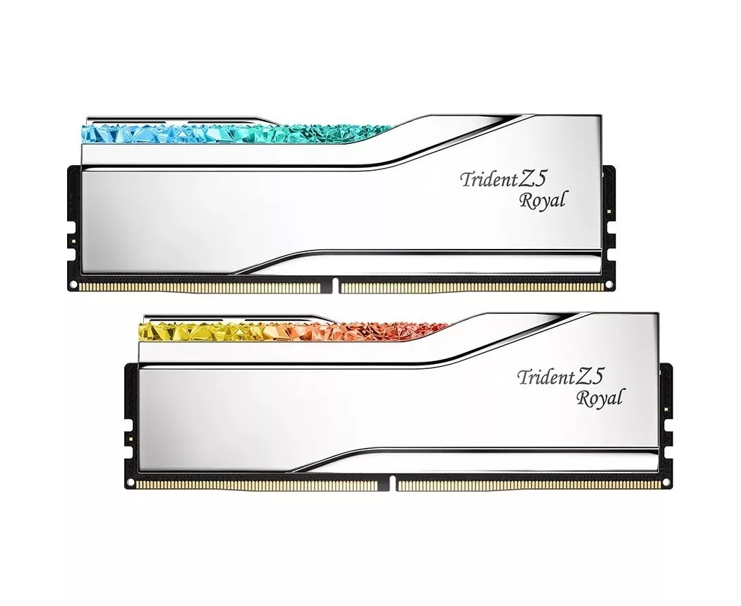 ОЗУ G.SKILL Trident Z5 Royal RGB (F5-6400 J3239 G16 GX2-TR5 S) 32 GB (2x16 GB) DDR5 6400 M Hz CL32 (32-39-39-102) 1.4 V