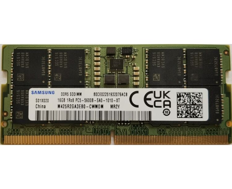 ОЗУ Samsung M425 R2 GA3 EB0-CWMOM 16 GB SO-DIMM DDR5, 5600 МГц