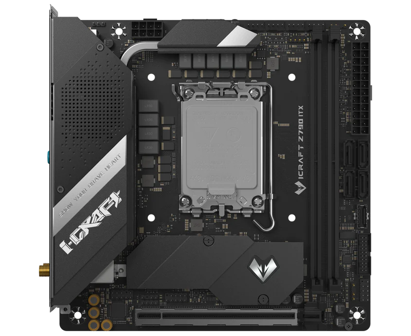 Материнская плата Maxsun MS-i Craft Z790 ITX WIFI 6940709698938 1700, Z790, 2x DDR5, 1x PCI Ex16,2x M.2, Front1x Type-C,2x USB3,3x USB2