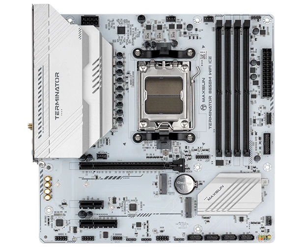 Материнская плата Maxsun MS-Terminator B650 M Wifi Ice
