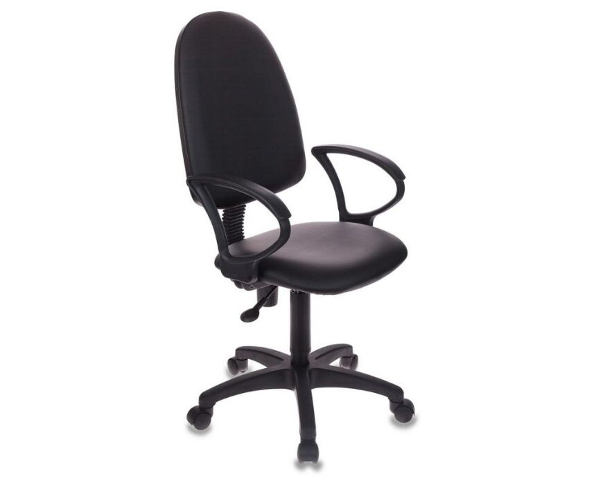 Кресло Бюрократ CH-1300 N/OR-16 черный Престиж+ искусственная кожа