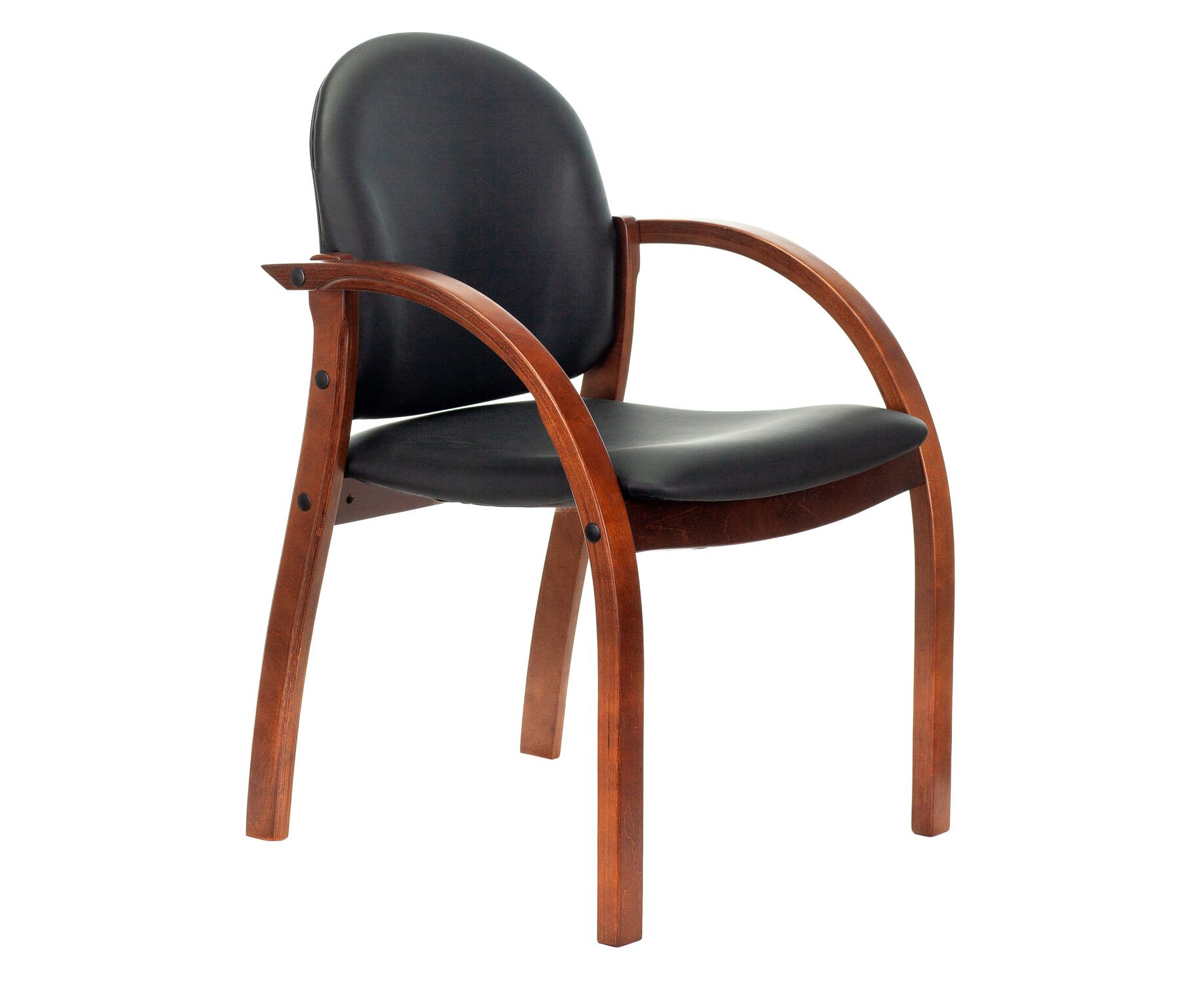 Стул Бюрократ Джуно эко.кожа черный