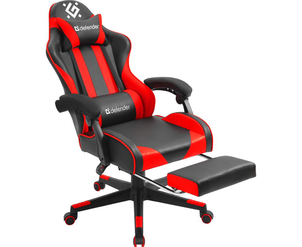 Кресло DEFENDER Rock (64346) игровое Black/Red PU