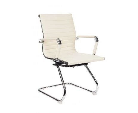 Кресло Бюрократ CH-883-LOW-V/IVORY низкая спинка слоновая кость искусственная кожа