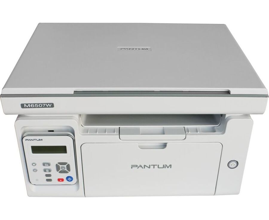 Pantum M6507 W, МФУ, A4, Wi Fi, лазерное, ч.б., копир/принтер/сканер, 22 стр/мин, 1200×1200 dpi, 128 Мб RAM, лоток 150 стр, USB, серый
