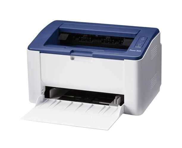 Принтер Xerox Phaser 3020 V_BI (P3020 BI), лазерный ч.б., A4, 20 стр/мин, 1200x1200 dpi, 128 Мб, подача: 151 лист., вывод: 100 лист., USB, Wi-Fi