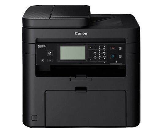 МФУ CANON MF237w (1418 C121/1418 C105), Wi-Fi, A4, лазерная ч.б., факс, 23 стр/мин ч/б, 1200x1200 dpi, подача: 250 лист., вывод: 100 лист., память: 256 Мб, Ethernet RJ-45, USB, ЖК-панель