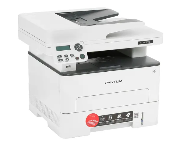 Pantum M7102 DN МФУ лазерное, ЧБ, P/C/S, A4, 33 стр/мин, 1200x1200 dpi, 256 MB RAM, PCL/PS, дуплекс, автоподатчик 50 л.,Серый (проектная модель)