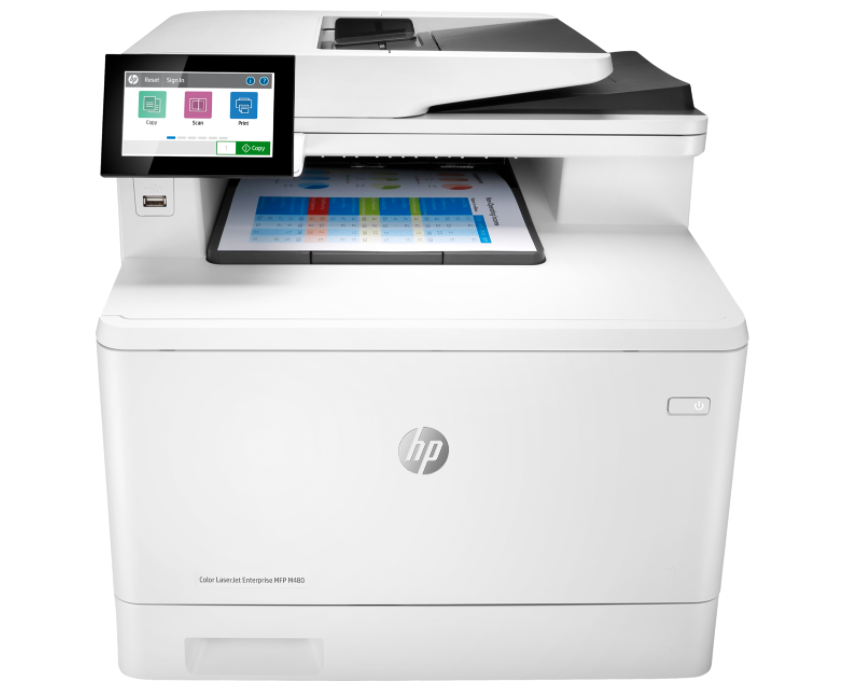 МФУ HP Color Laser Jet Pro M480f (3 QA55 A) A4 белый/черный